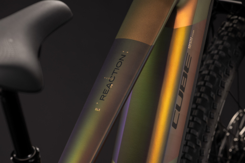 BICICLETA ELECTRICA CUBE REACTION HYBRID SLX 800 AUTUMN BLACK 2027 cadru M (18") - roti 29 [2]