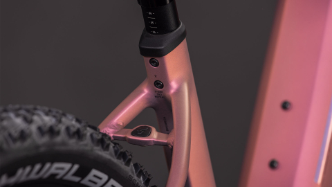 BICICLETA ELECTRICA CUBE REACTION HYBRID SLX 800 EASY ENTRY SHIFTBLUSH ART 2026 cadru S (16") - roti 27.5 [3]
