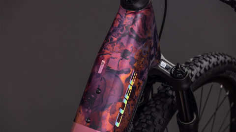 BICICLETA ELECTRICA CUBE REACTION HYBRID SLX 800 EASY ENTRY SHIFTBLUSH ART 2026 cadru XL (22") - roti 29 [1]