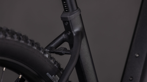 BICICLETA ELECTRICA CUBE REACTION HYBRID SLX 800 EASY ENTRY SILVERDUST CHROME 2026 cadru M (18") - roti 29 [3]