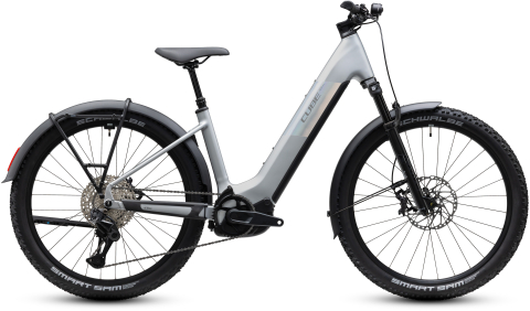 Biciclete - BICICLETA ELECTRICA CUBE REACTION HYBRID SLX 800 FE EASY ENTRY PLATINUM REFLEX 2027 L