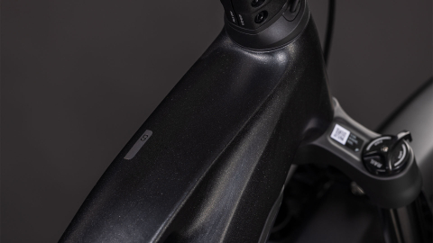 BICICLETA ELECTRICA CUBE REACTION HYBRID SLX 800 FE TRAPEZE SILVERDUST CHROME 2026 cadru S (16") - roti 27.5 [1]