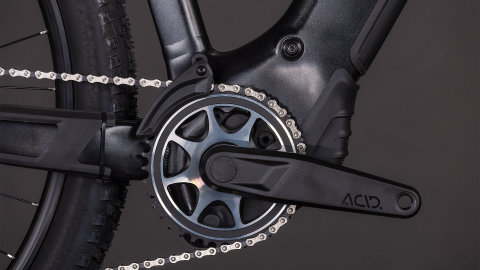 BICICLETA ELECTRICA CUBE REACTION HYBRID SLX 800 SILVERDUST CHROME 2026 cadru S (16") - roti 27.5 [4]