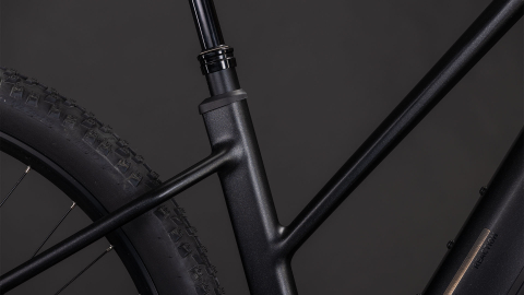BICICLETA ELECTRICA CUBE REACTION HYBRID SLX 800 TRAPEZE SILVERDUST CHROME 2026 cadru XL (22") - roti 29 [4]