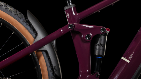 BICICLETA ELECTRICA CUBE STEREO HYBRID ONE22 PRO 600 AMARONE GREY 2025 cadru M (18") - roti 29 [4]