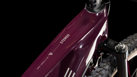 BICICLETA ELECTRICA CUBE STEREO HYBRID ONE22 PRO 600 AMARONE GREY 2025 cadru S (16") - roti 27.5 [1]