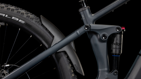 BICICLETA ELECTRICA CUBE STEREO HYBRID ONE22 PRO 600 NIGHT CHROME 2025 cadru XL (22") - roti 29 [3]