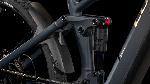 BICICLETA ELECTRICA CUBE STEREO HYBRID ONE22 PRO 600 NIGHT CHROME 2025 cadru XL (22") - roti 29 [4]