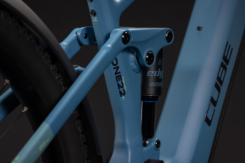 BICICLETA ELECTRICA CUBE STEREO HYBRID ONE22 PRO 800 FE BLUESAPPHIRE BLUE 2027 cadru L (20") - roti 29 [3]