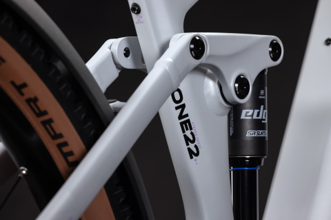 BICICLETA ELECTRICA CUBE STEREO HYBRID ONE22 PRO 800 FE FOGGREY SPARKLEROSE 2027 cadru XL (22") - roti 29 [3]