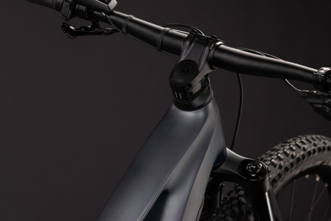 BICICLETA ELECTRICA CUBE STEREO HYBRID ONE22 PRO 800 SLABGREY CHROME 2027 cadru XL (22") - roti 29 [1]