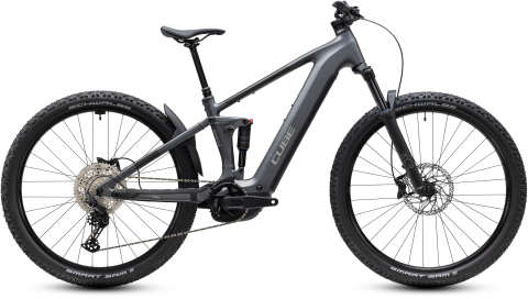 Biciclete - BICICLETA ELECTRICA CUBE STEREO HYBRID ONE22 PRO 800 SLABGREY CHROME 2027 cadru XL (22") - roti 29