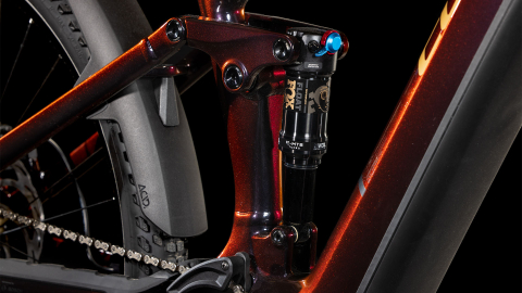 BICICLETA ELECTRICA CUBE STEREO HYBRID ONE22 SLT 800 SOLARECLIPSE GOLD 2025 cadru L (20") - roti 29 [4]