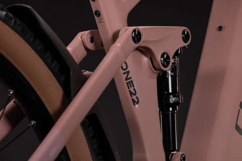 BICICLETA ELECTRICA CUBE STEREO HYBRID ONE22 SLX 800 RUBY BLACK 2027 cadru M (18") - roti 29 [3]