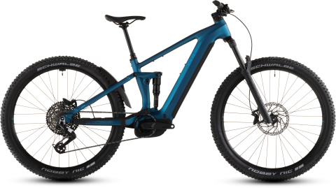 Biciclete electrice - BICICLETA ELECTRICA CUBE STEREO HYBRID ONE44 EX 800 ELECTRICBLUE BLUE 2026 cadru L (20") - roti 29