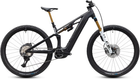 Biciclete - BICICLETA ELECTRICA CUBE STEREO HYBRID ONE44 HPC AT 800 CARBON WHITE 2027 cadru M (18") - roti 29