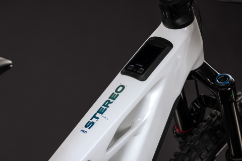 BICICLETA ELECTRICA CUBE STEREO HYBRID ONE44 HPC PRO 800 METALLICWHITE BLUE 2027 cadru M (18") - roti 29 [2]