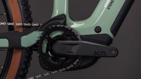 BICICLETA ELECTRICA CUBE STEREO HYBRID ONE44 HPC RACE 800 DRIEDHERBS BLACK 2026 cadru S (16") - roti 27.5 [2]
