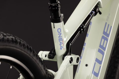 BICICLETA ELECTRICA CUBE STEREO HYBRID ONE44 HPC RACE 800 MELLOWYELLOW LILAC 2027 cadru XL (22") - roti 29 [3]