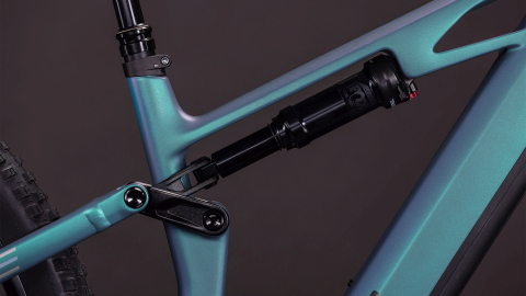 BICICLETA ELECTRICA CUBE STEREO HYBRID ONE44 HPC RACE 800 SMARAGDGREY PRISM 2026 cadru M (18") - roti 29 [2]