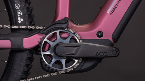 BICICLETA ELECTRICA CUBE STEREO HYBRID ONE44 HPC SLX 800 SHIFTBLUSH ART 2026 cadru L (20") - roti 29 [4]