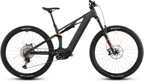 Ciclism - BICICLETA ELECTRICA CUBE STEREO HYBRID ONE44 HPC SLX 800 SLABGREY ORANGE 2026 cadru S (16") - roti 27.5