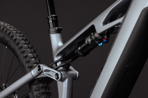 BICICLETA ELECTRICA CUBE STEREO HYBRID ONE44 HPC SLX EVO 800 SLATEGREY PRIZM 2027 cadru S (16") - roti 27.5 [4]