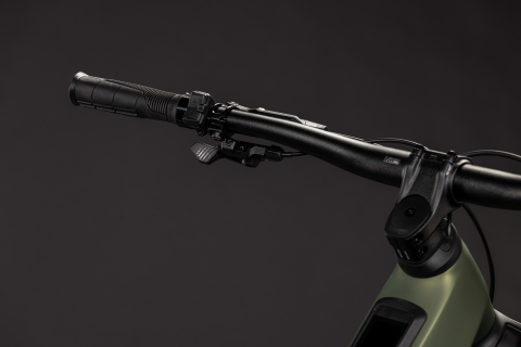 BICICLETA ELECTRICA CUBE STEREO HYBRID ONE44 HPC TM 800 REEDGREEN GILLS 2027 cadru M (18") - roti 29 [1]