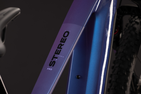 BICICLETA ELECTRICA CUBE STEREO HYBRID ONE44 PRO 800 BLUEIRIS PURPLE 2027 cadru L (20") - roti 29 [3]