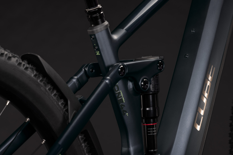 BICICLETA ELECTRICA CUBE STEREO HYBRID ONE44 PRO 800 COAL BLACK 2027 cadru XL (22") - roti 29 [3]