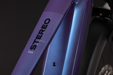 BICICLETA ELECTRICA CUBE STEREO HYBRID ONE44 PRO 800 FE BLUEIRIS PURPLE 2027 cadru L (20") - roti 29 [2]