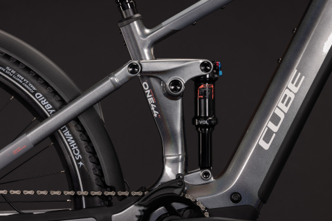 BICICLETA ELECTRICA CUBE STEREO HYBRID ONE44 SLX 800 FE PRISMASILVER GREY 2027 cadru M (18") - roti 29 [4]