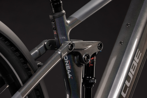 BICICLETA ELECTRICA CUBE STEREO HYBRID ONE44 SLX 800 FE PRISMASILVER GREY 2027 cadru S (16") - roti 27.5 [3]