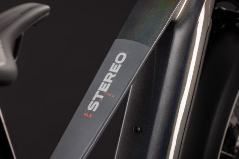 BICICLETA ELECTRICA CUBE STEREO HYBRID ONE44 SLX 800 FE PRISMASILVER GREY 2027 cadru XL (22") - roti 29 [2]