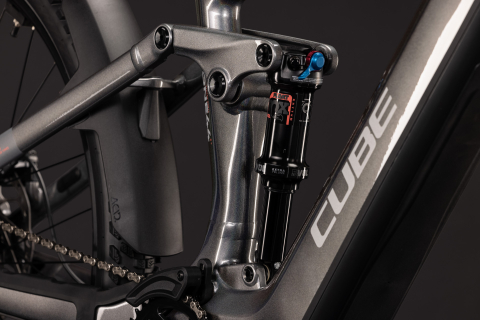 BICICLETA ELECTRICA CUBE STEREO HYBRID ONE44 SLX 800 PRISMASILVER GREY 2027 cadru S (16") - roti 27.5 [4]