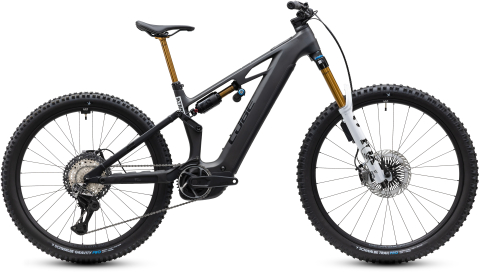 Biciclete - BICICLETA ELECTRICA CUBE STEREO HYBRID ONE77 HPC AT 800 CARBON WHITE 2027 S