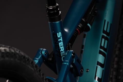 BICICLETA ELECTRICA CUBE STEREO HYBRID ONE77 HPC RACE 800 METALLICPETROL BLACK 2027 L [3]
