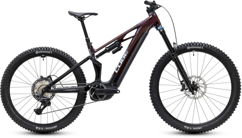 Biciclete - BICICLETA ELECTRICA CUBE STEREO HYBRID ONE77 HPC SLX 800 LIQUIDRED BLACK 2027 M