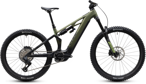 Biciclete - BICICLETA ELECTRICA CUBE STEREO HYBRID ONE77 HPC TM 800 REEDGREEN GILLS 2027 L