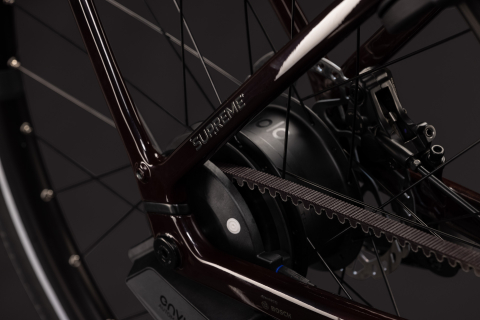 BICICLETA ELECTRICA CUBE SUPREME HYBRID C:62 DELUXE SLT 600 EASY ENTRY LIQUIDRED CHROME 2027 54 cm [4]