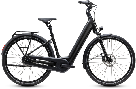 Ciclism - BICICLETA ELECTRICA CUBE SUPREME HYBRID COMFORT ONE 600 EASY ENTRY GUNMETAL REFLEX 2027 cadru 58cm - roti 28
