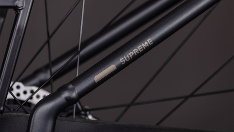 BICICLETA ELECTRICA CUBE SUPREME HYBRID COMFORT PRO 600 EASY ENTRY GREY CHROME 2026 50 cm [4]