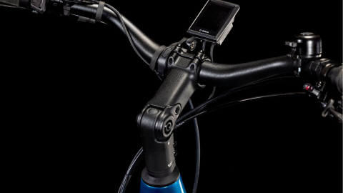 BICICLETA ELECTRICA CUBE SUPREME HYBRID PRO 625 EASY ENTRY ELECTRICBLUE BLUE 2025 cadru 54cm - roti 28" [2]