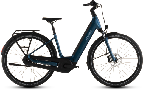 Ciclism - BICICLETA ELECTRICA CUBE SUPREME RT HYBRID COMFORT EX 600 EASY ENTRY NAUTICA PRISM 2026 54 cm