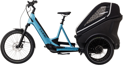 BICICLETA ELECTRICA CUBE TRIKE FAMILY HYBRID 1500 BLUE REFLEX 2025 One Size [4]
