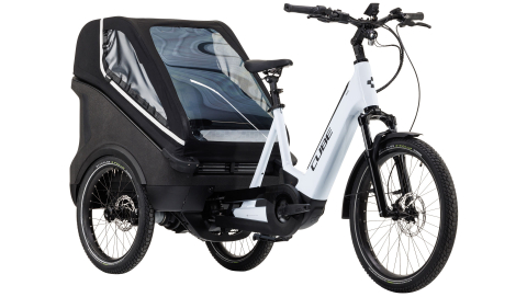 BICICLETA ELECTRICA CUBE TRIKE FAMILY HYBRID 1500 FLASHWHITE REFLEX 2025 One Size [1]