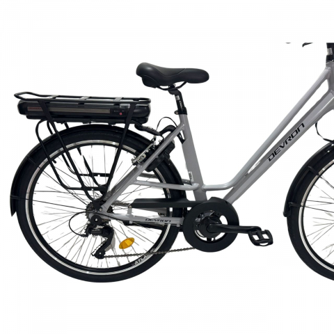 Bicicleta Electrica Devron 26120 - 26 Inch, M, Argintiu [1]