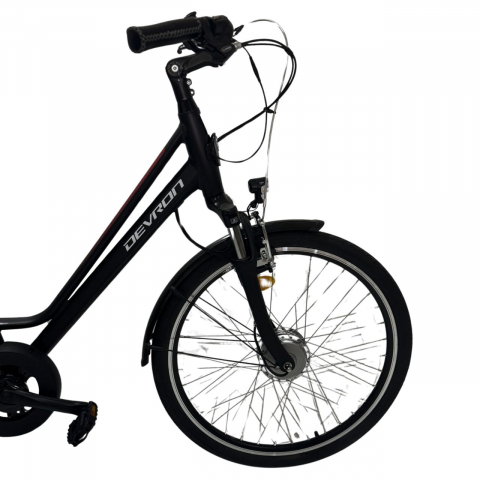 Bicicleta Electrica Devron 26120 - 26 Inch, M, Negru [2]