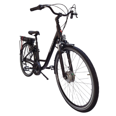 Bicicleta electrica Devron 28220 - 28 inch, M, Negru [1]