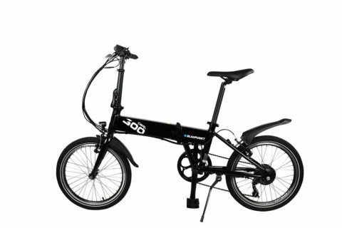 Bicicleta Electrica Pliabila Blaupunkt Carl 300 20101 - 20 Inch, Negru [1]